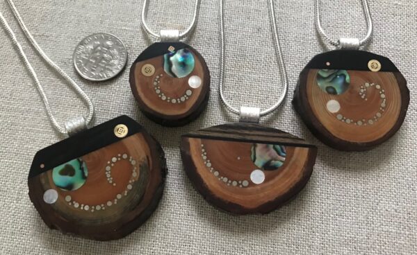 Rustic Inlaid Pendant- June 2025